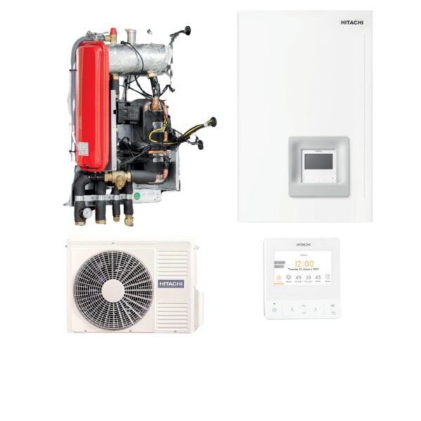 Pompa de căldură Aer-Apa Hitachi Yutaki S 20 RAS-6WHNPE – RWM-60N1E Yutaki S 20 16kW Trifazat